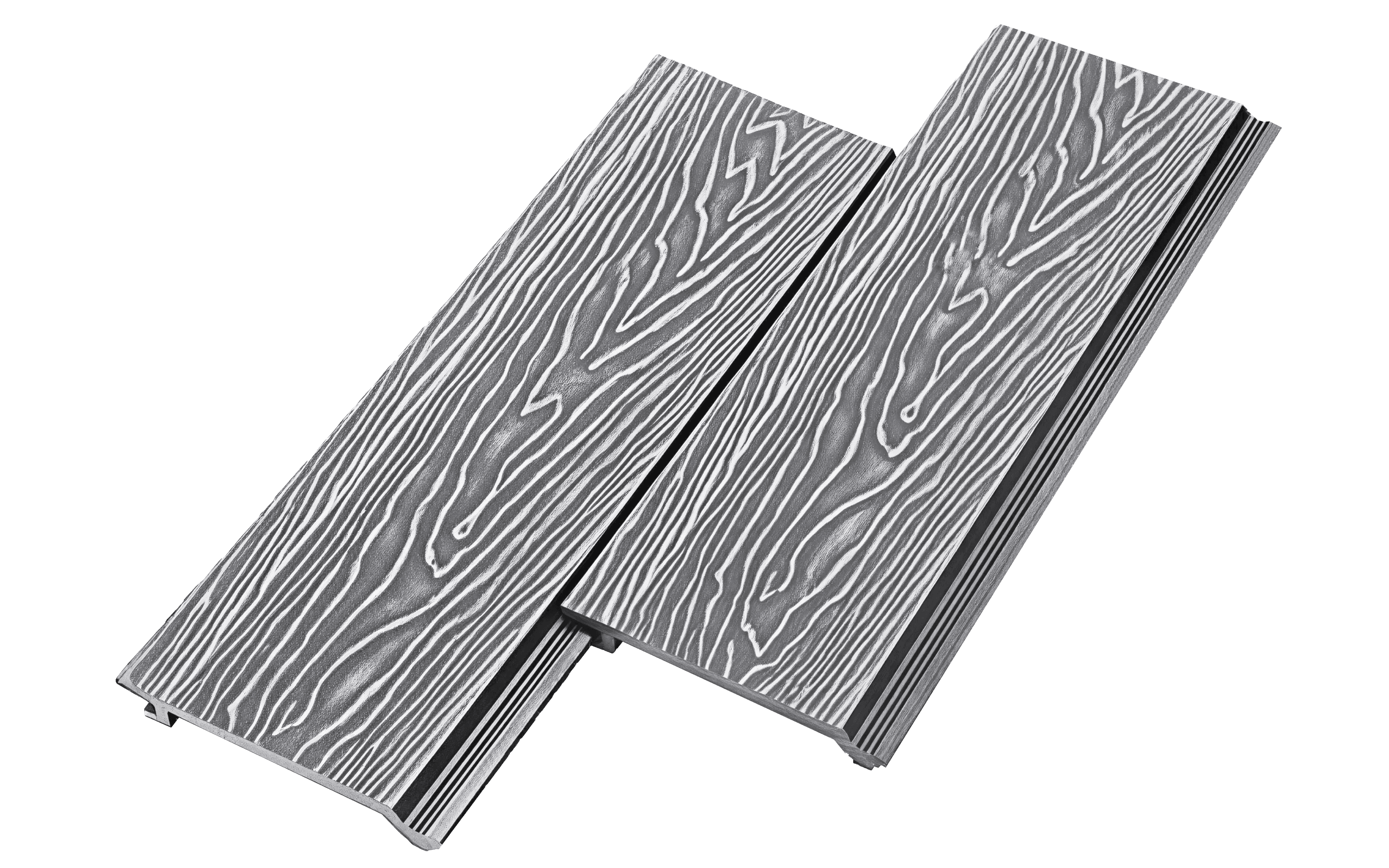 Фасадная панель «Вудстайл» Серый