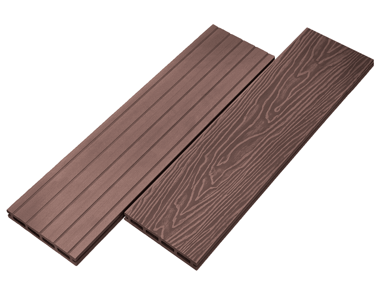 Террасная доска Light 3D Красное дерево