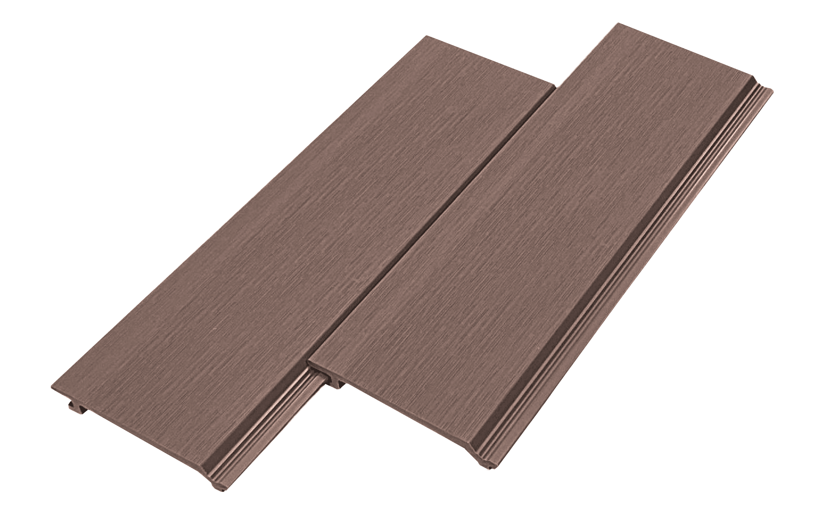 Фасадная панель «Брашинг» Красное дерево