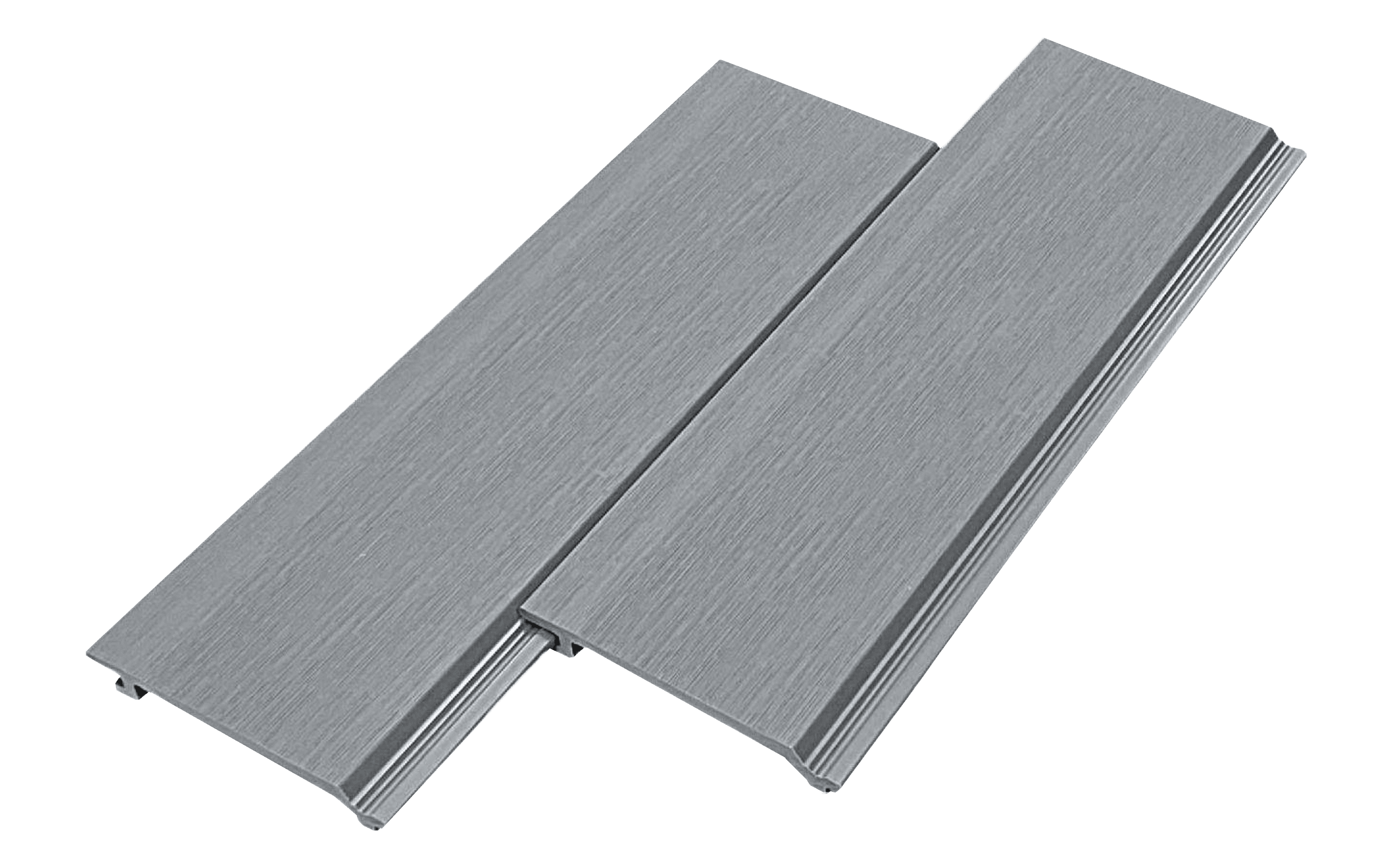 Фасадная панель «Брашинг» Серый