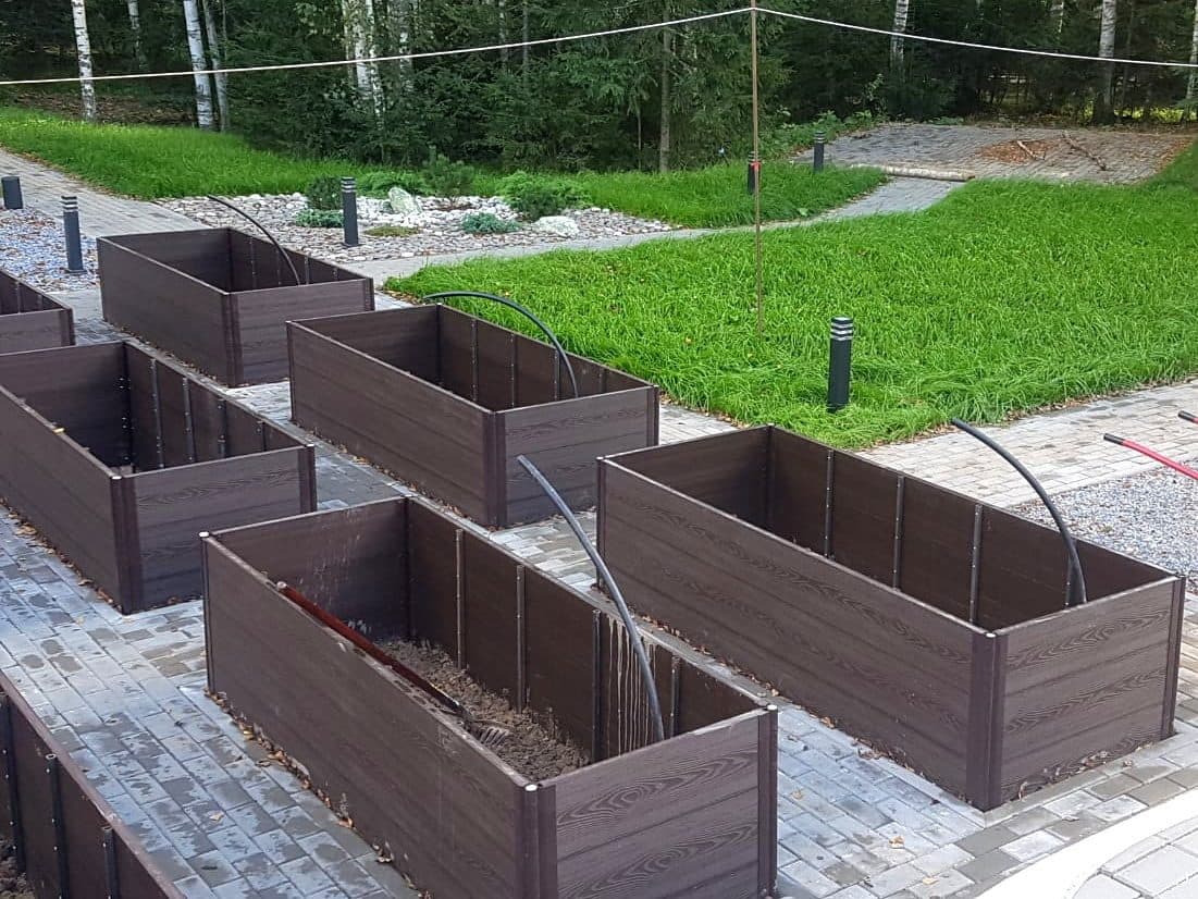 Грядочная доска ДПК