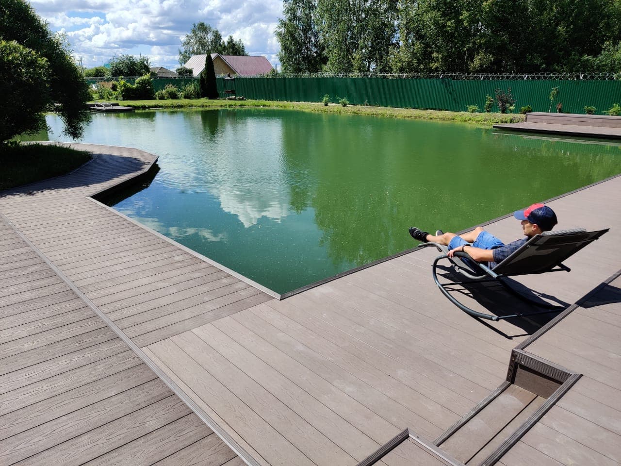 Терраса из ДПК — готовый объект ТехноДПК