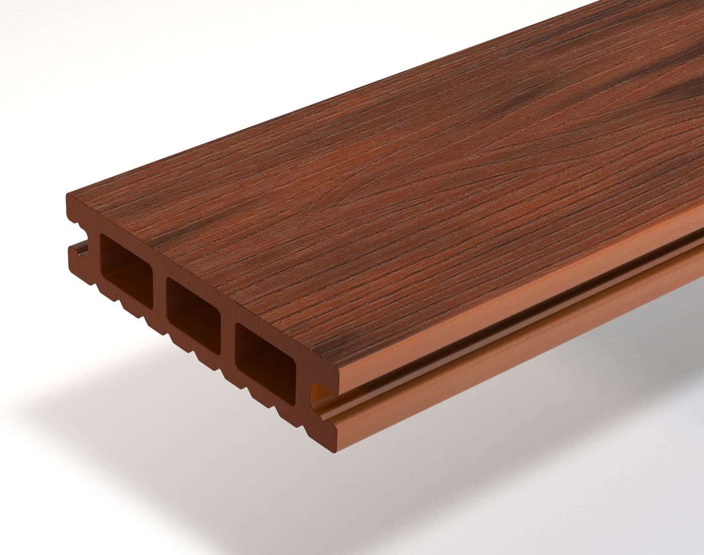 Террасная доска WoodVex Select Colorite Палисандр, 100 × 22 мм